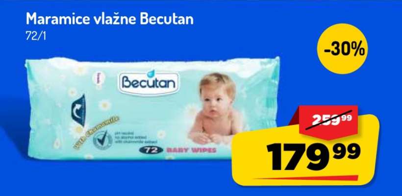 Maramice vlažne Becutan