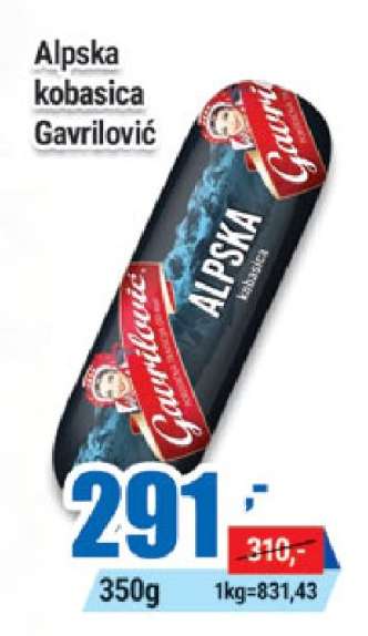 Alpska kobasica Gavrilović