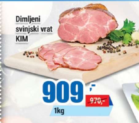 Dimljeni svinjski vrat KIM