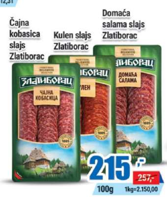 Kulen slajs Zlatiborac