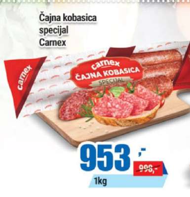 Čajna kobasica specijal Carnex
