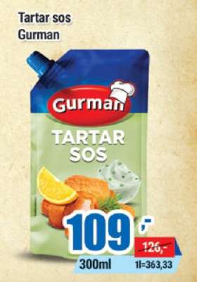 Tartar sos Gurman