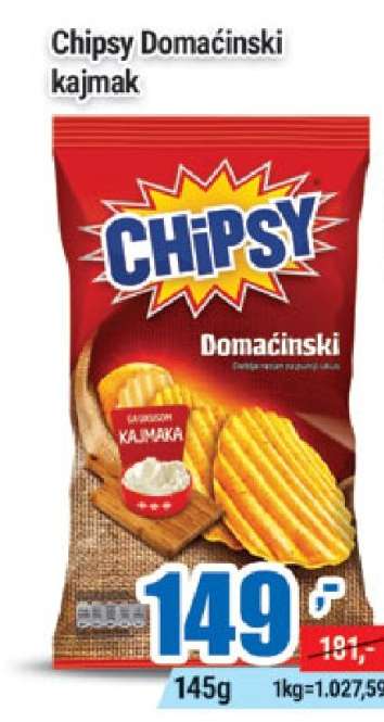 Chipsy Domaćinski kajmak
