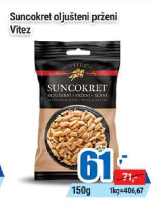 Suncokret oljušteni prženi Vitez