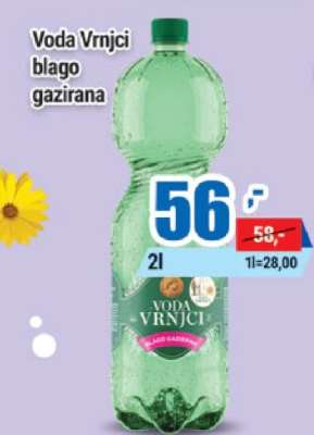 Voda Vrnci blago gazirana