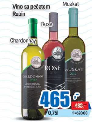 Vino sa pečatom Rubin