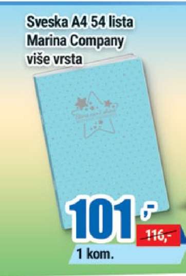 Sveska A4 54 lista
