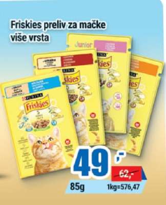 Friskies preliv za mačke