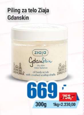 Piling za telo Ziaja Gdanskin