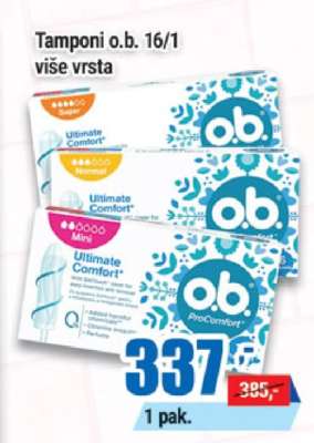 Tamponi o.b. 16/1