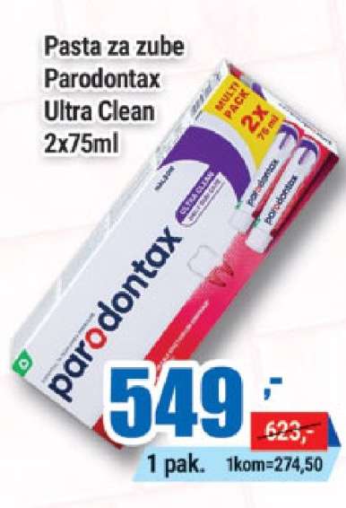 Pasta za zube Parodontax Ultra Clean 2x75ml