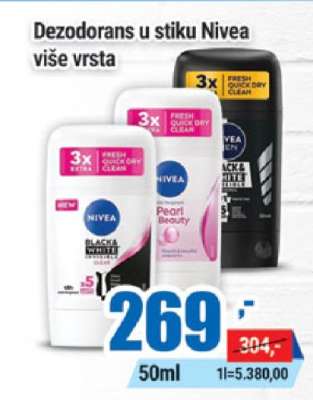 Dezodorans u stiku Nivea