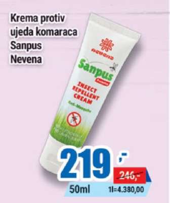Krema protiv ujeda komaraca Sanpus Nevena