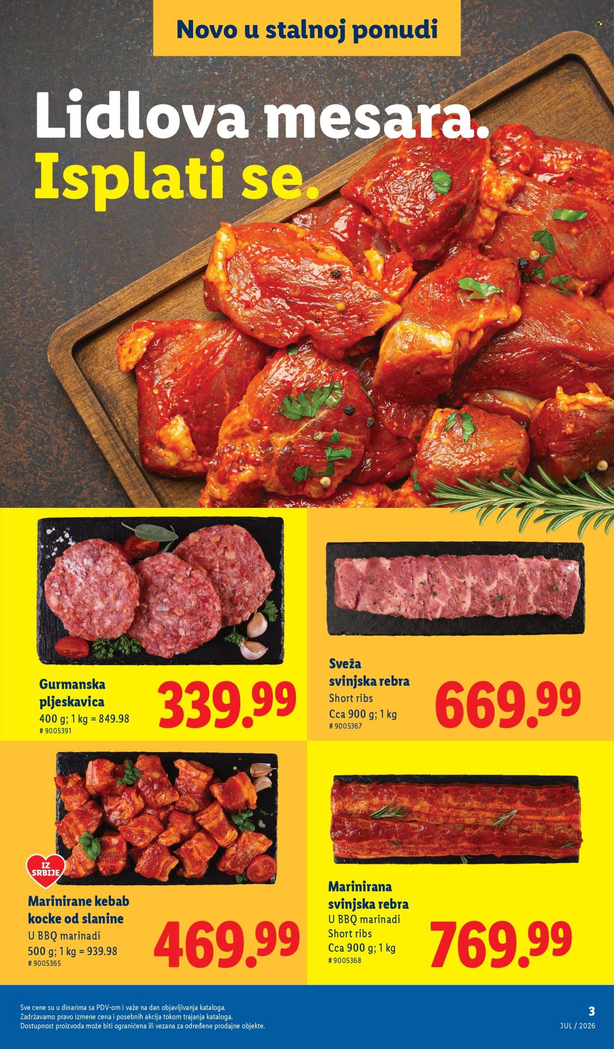 Lidl katalog. Stranica 3