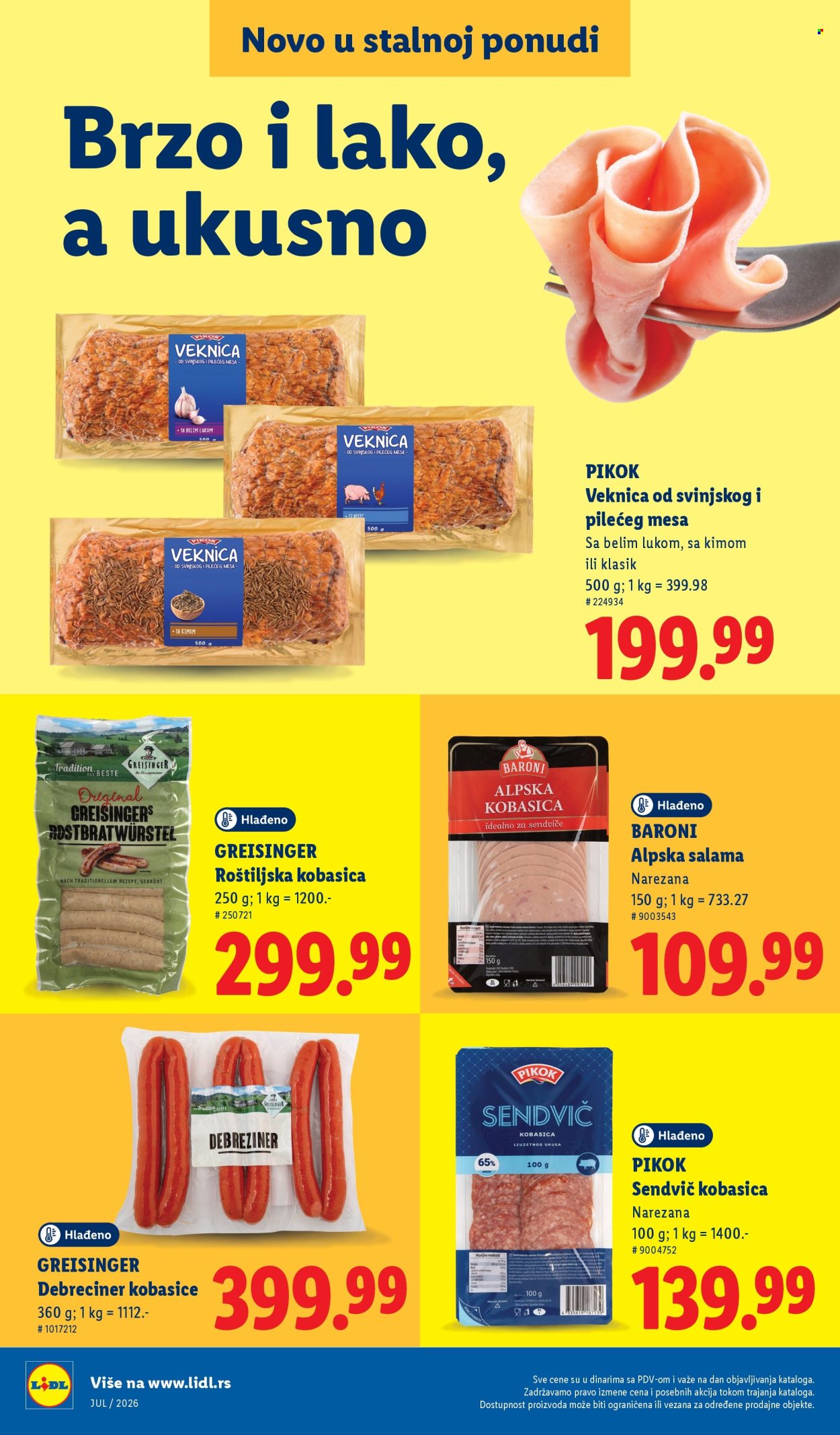 Lidl katalog. Stranica 6