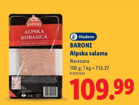 BARONI Alpska salama