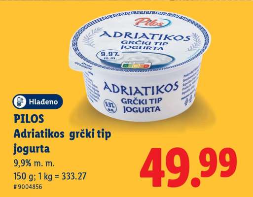 PILOS Adriatikos grčki tip jogurta