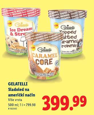 Gelatelli Sladoled na američki način