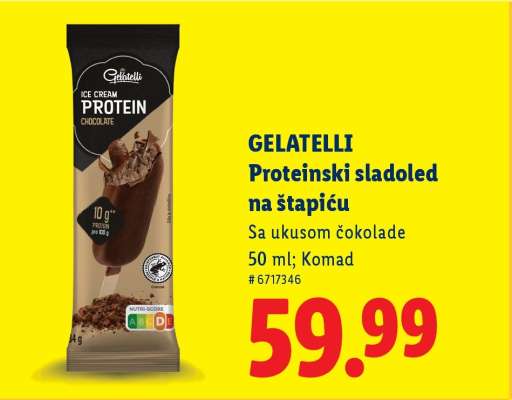 GELATELLI Proteinski sladoled na štapiću