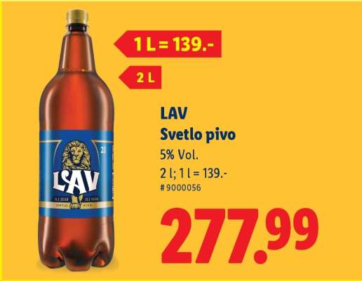 LAV Světlé pivo