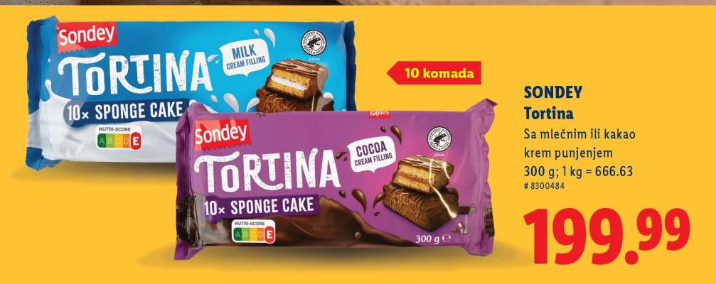 SONDEY Tortina
