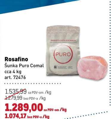 Rosafino Šunka Puro Comal