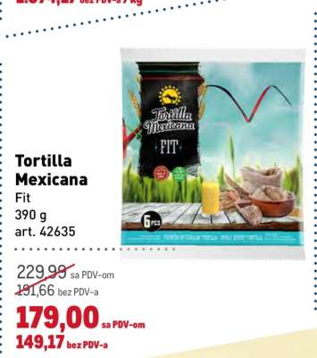 Tortilla Mexicana Fit
