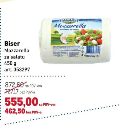 Biser Mozzarella za salatu