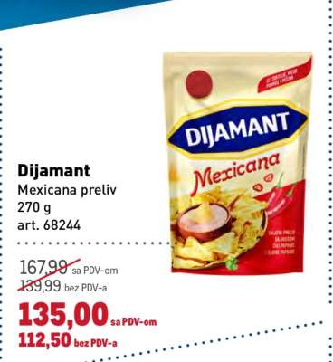 Dijamant Mexicana preliv