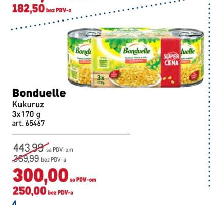 Bonduelle Kukuruz