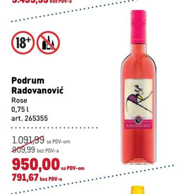 Podrum Radovanović Rose