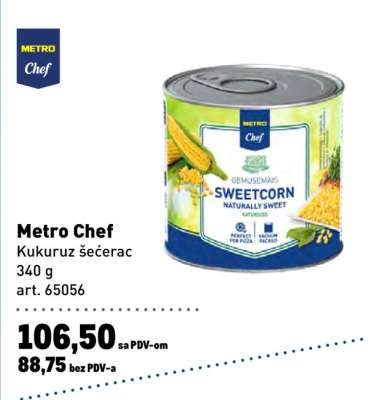 Metro chef Kukuruz šećerac