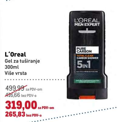 L'Oreal Gel za tuširanje