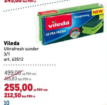 Vileda Ultrafresh sunder 3/1