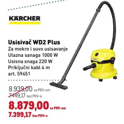 Usisivač WD2 Plus