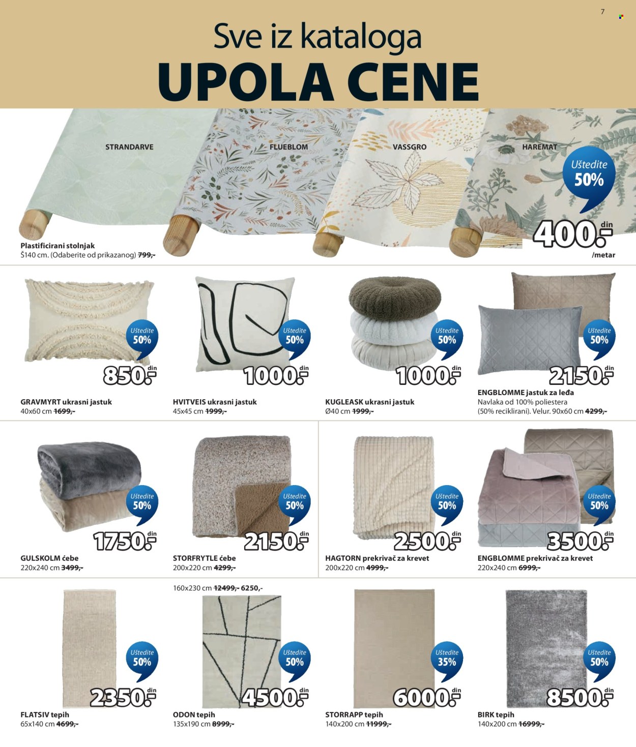 JYSK katalog - 05.08.2026 - 01.09.2026. Stranica 7