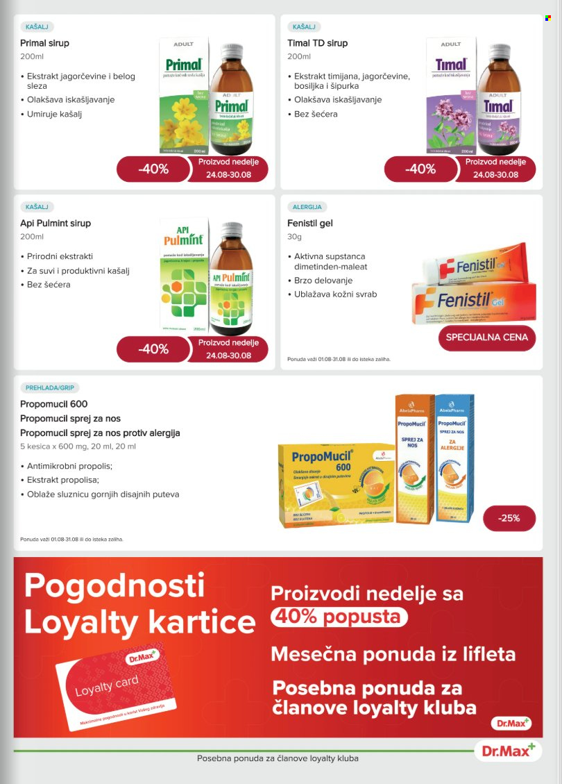 Dr.Max katalog - 01.08.2026 - 31.08.2026. Stranica 3