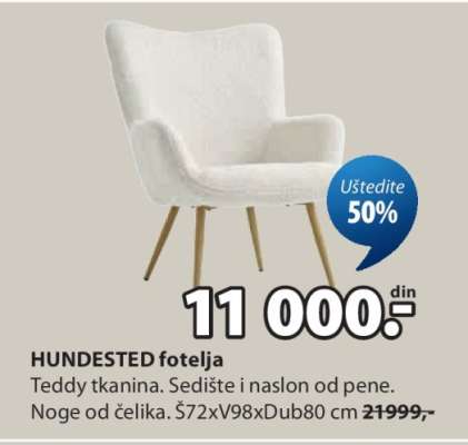HUNDESTED FOTELJA