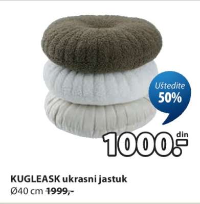 KUGLEASK UKRASNI JASTUK