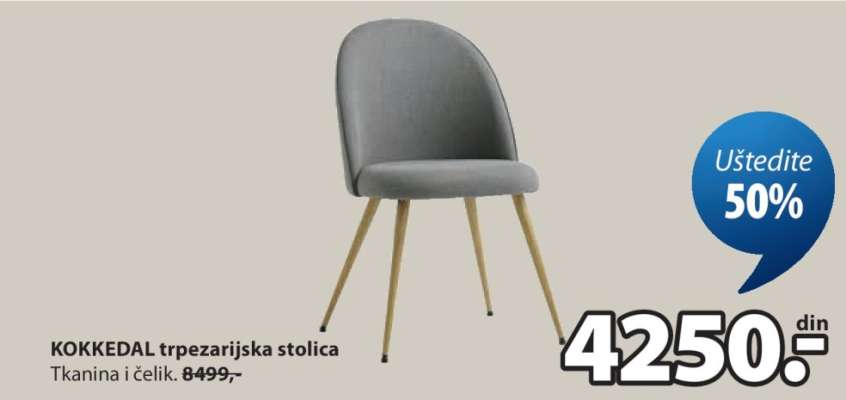 KOKKEDAL TRPEZARIJSKA STOLICA