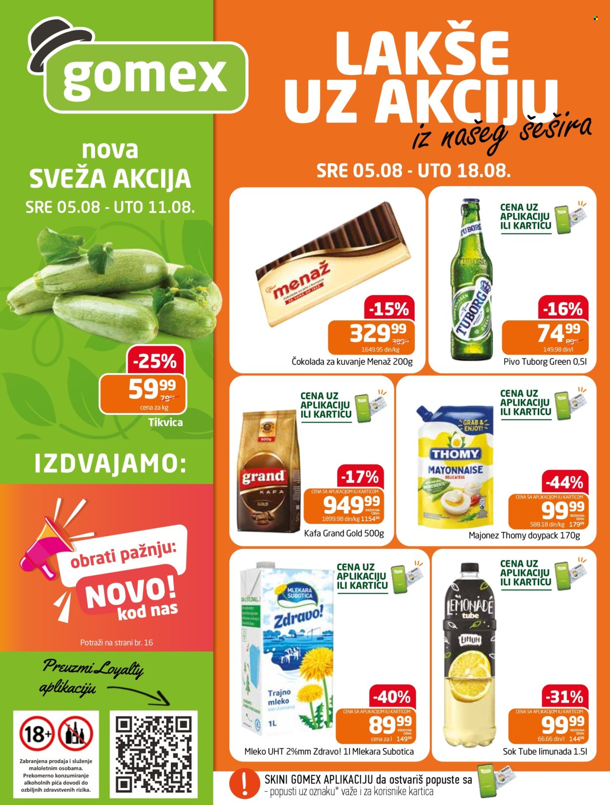 Gomex katalog - 05.08.2026 - 18.08.2026. Stranica 1