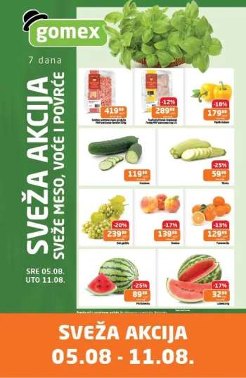 Gomex katalog - 05.08.2026 - 11.08.2026.