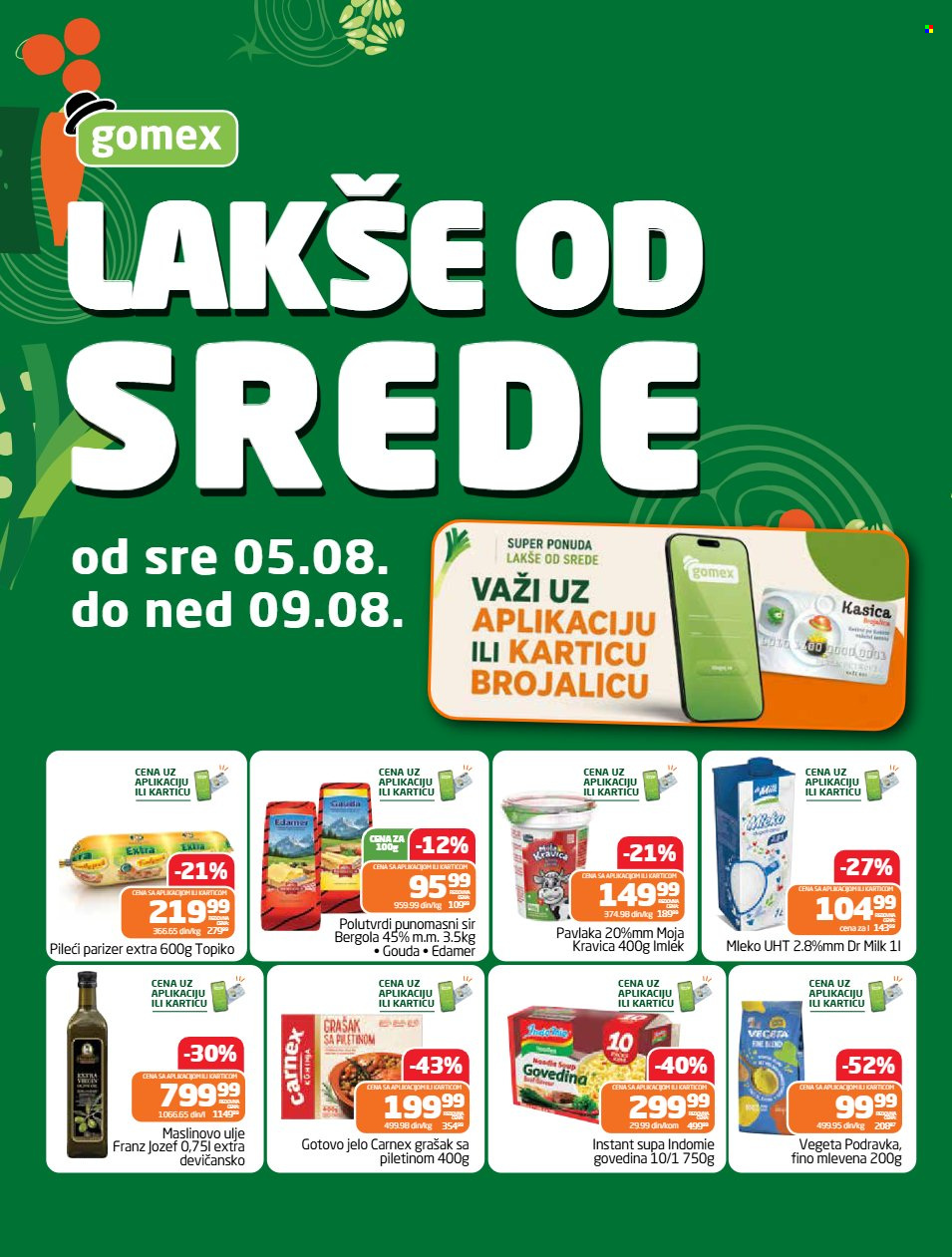 Gomex katalog - 05.08.2026 - 09.08.2026. Stranica 1