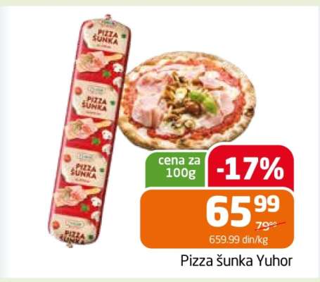 Pizza šunka Yuhor