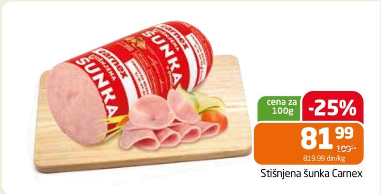 STIŠNJENA ŠUNKA Carnex