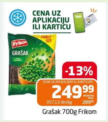 Grašak 700g Frikom