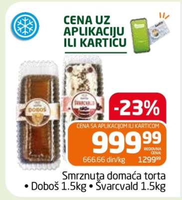 Smrznuta domaća torta