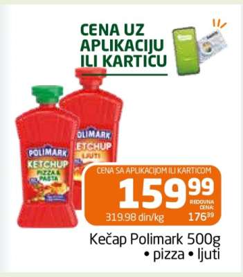 Kečap Polimark 500g