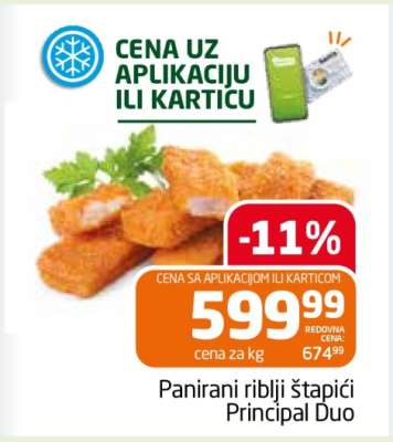 Panirani riblji štapići Principal Duo