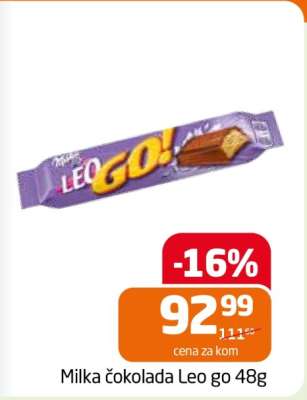 Milka čokolada Leo go 48g